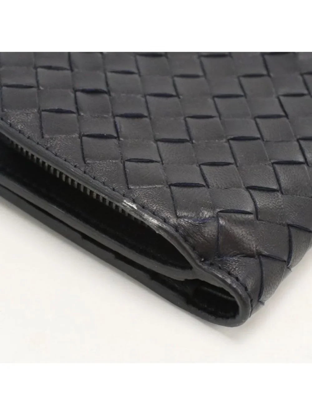 Bottega Veneta Intrecciato Bifold Wallet Lambskin